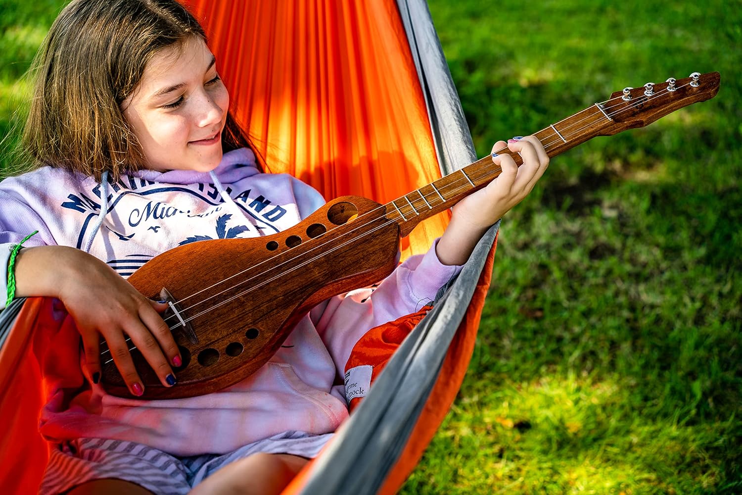 Boondocker Dulcimer Guitar 4-String Diatonic Instrument - Mahogany