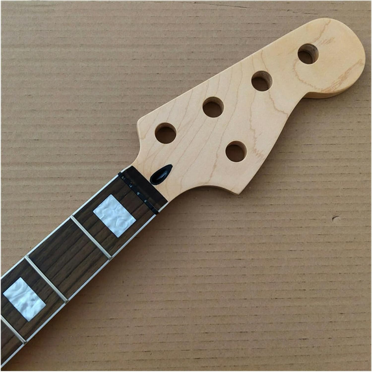 TSTS Electric Guitar Neck 20 Fret Maple 5 String Bass Neck Rosewood Fingerboard Neck Replacement Guitar ​Neck Replacement