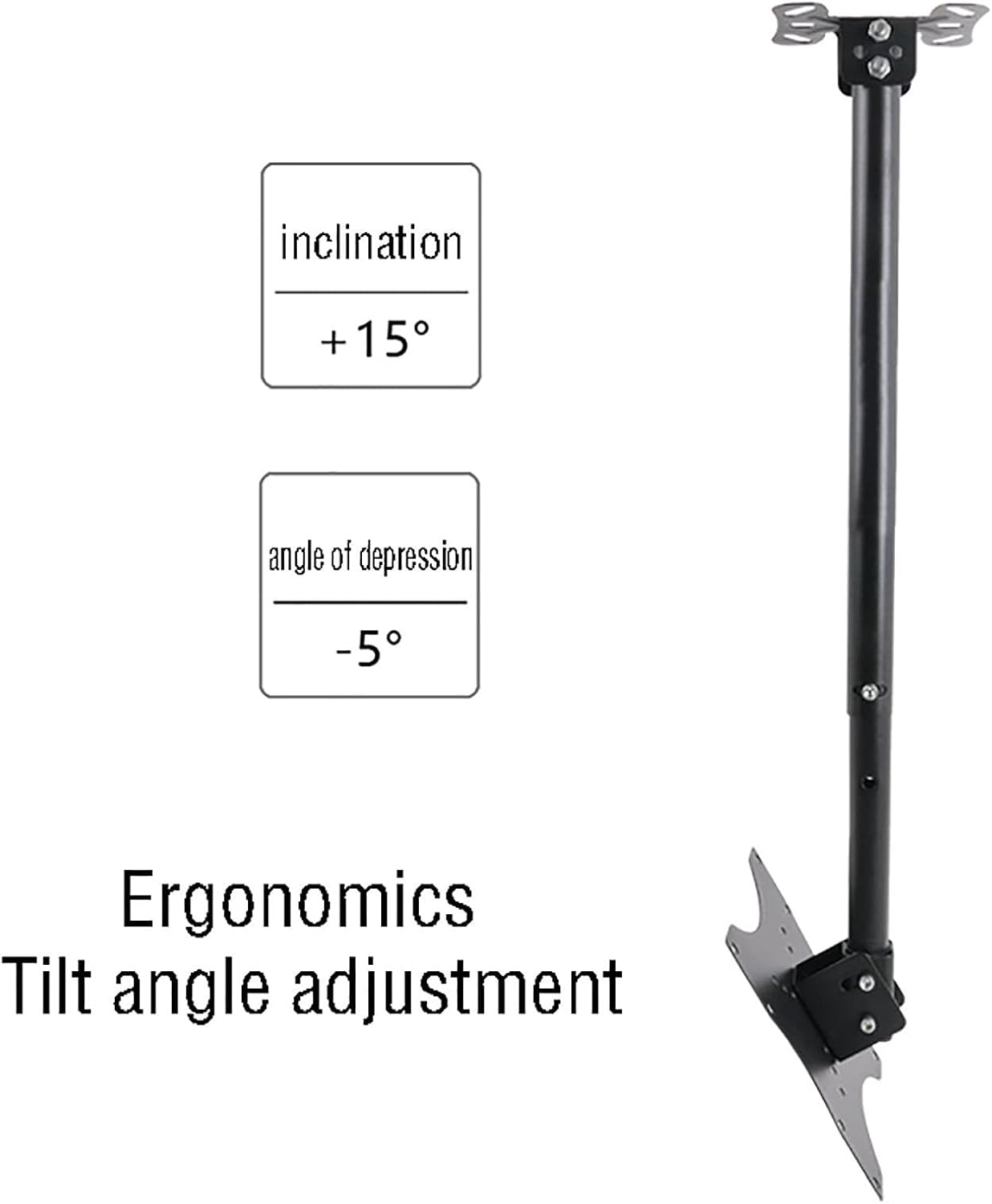 Corner tv Wall Mount,tv Mount, Tilt and Swivel TV Ceiling Mount, Fits Most 14