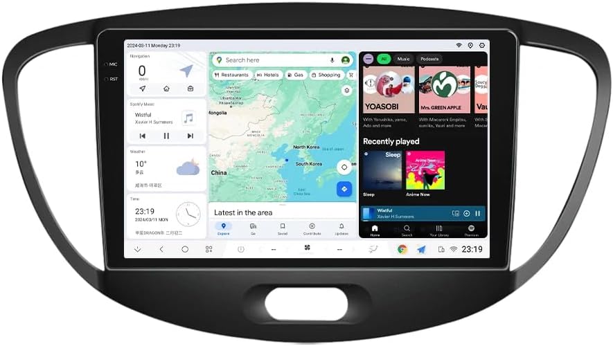 MekedeTech DUDUAUTO DUDU6 Android 13 Car Stereo for Hyundai Solaris Verna Accent Radio 2010-2016 9.5 inch Carplay Touch Screen Car Head Unit Replacement,8G RAM 256GROM