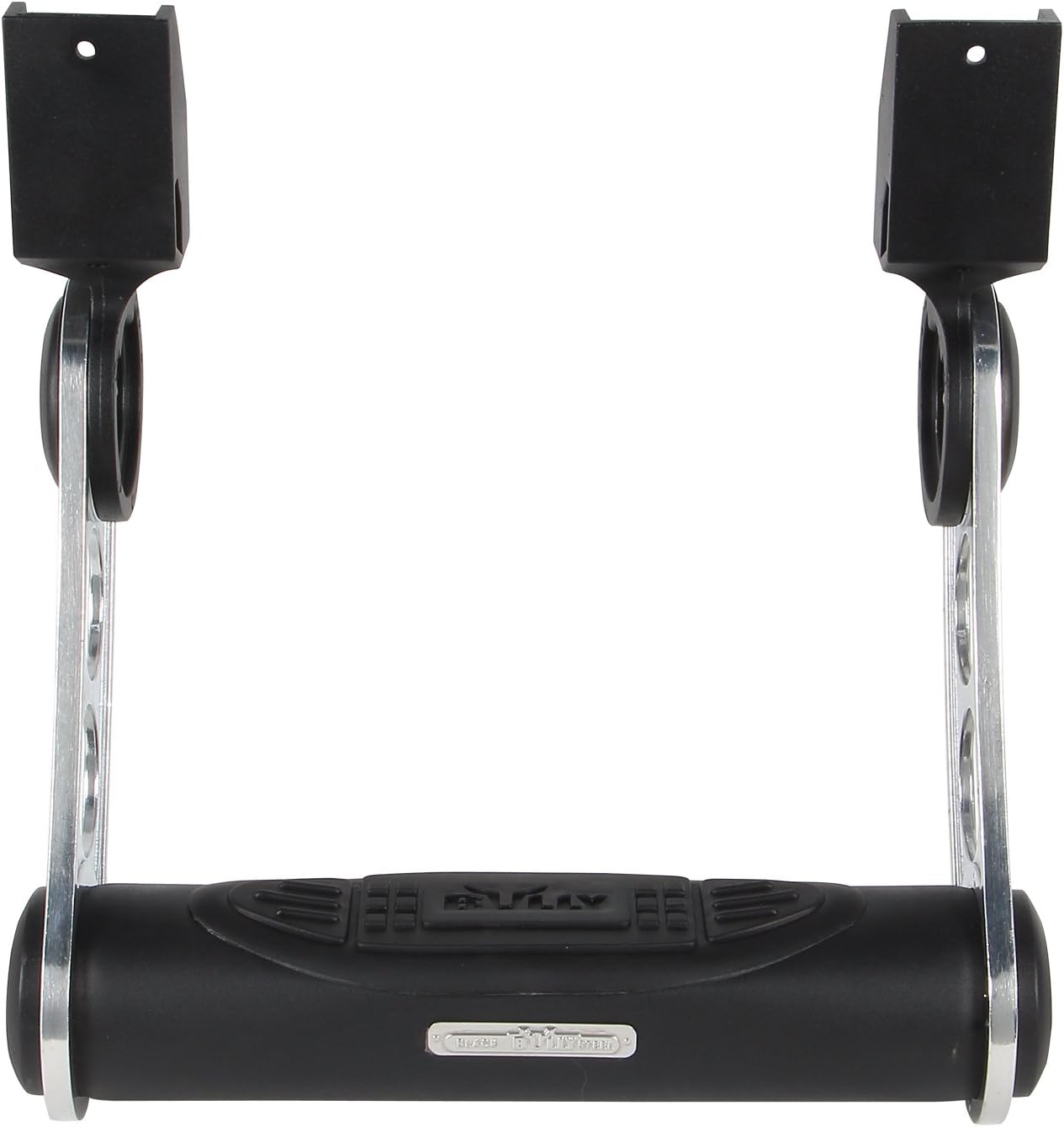 Bully AS-700 Black Universal Tube Hoop Step Bar with Polished Aluminum Arms
