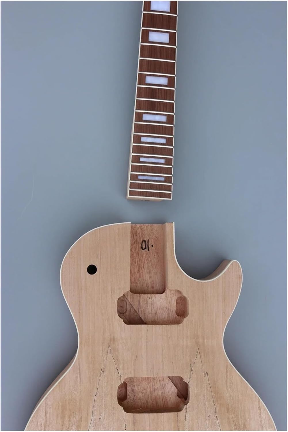 Guitar Body Guitar Replacement Parts 1Set Electric Guitar Kit Guitar Body Mahogany Guitar Neck 22fret 24.75inch Rosewood Fretboard With Guitar Hardware