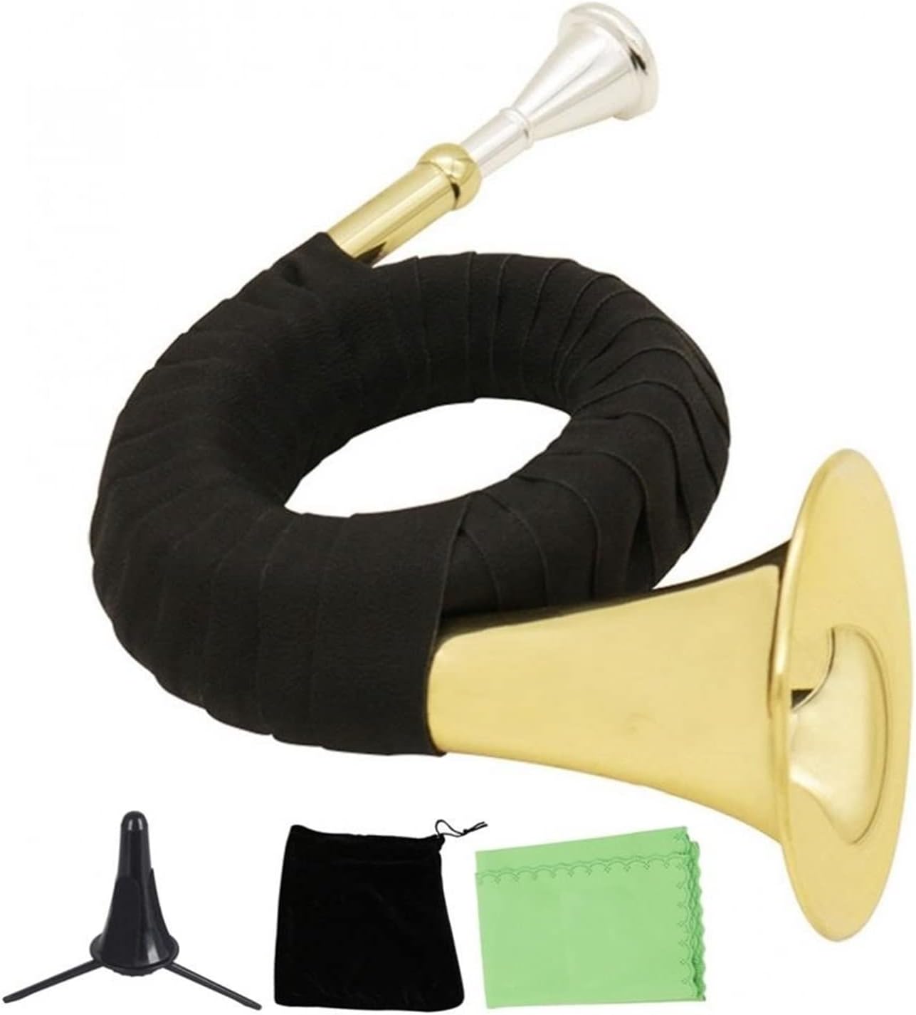 Saxophone Parts Durable Brass Wind Instrument with Carrying Bag Holder Cleaning Cloth