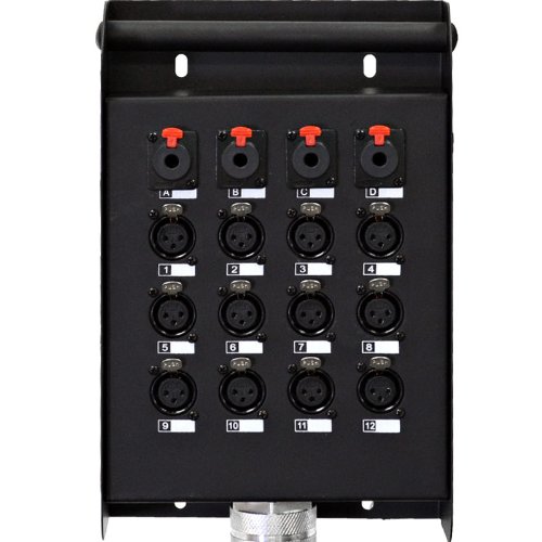 Seismic Audio - SAJT-12x4x50 - 12 Channel 50' XLR Snake Cable with 1/4