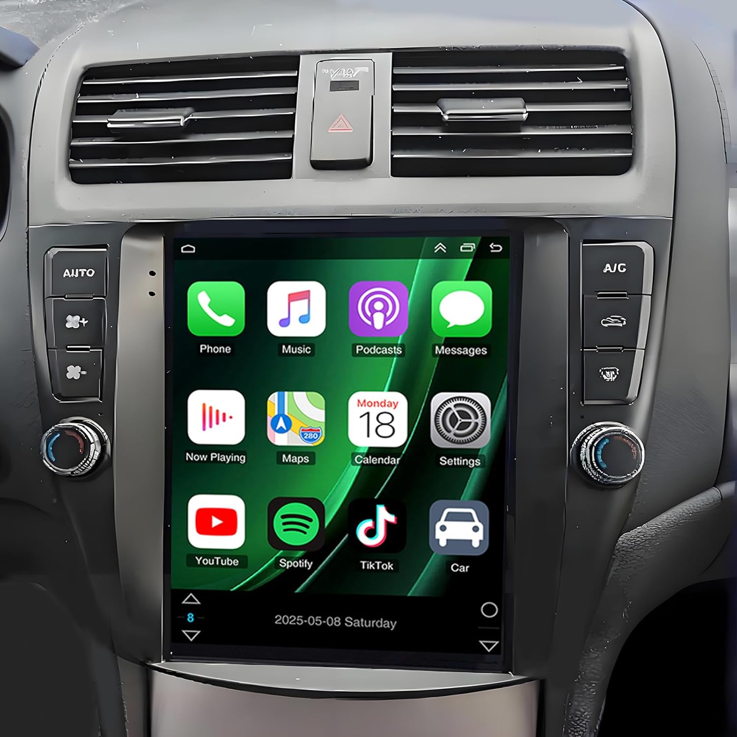 Car Radio for Honda Accord 2003 2004 2005 2006 2007 9.7 inch Touchscreen Car Audio Receivers with Wireless Carplay Android Auto, Backup Camera GPS FM Navi Bluetooth WiFi DSP-2+32G