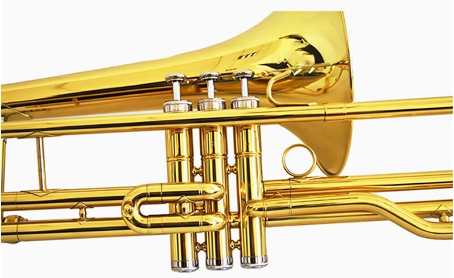 Adult Trombone Instrument Musical Instrument C Key Trombone Lacquered Gold Brass