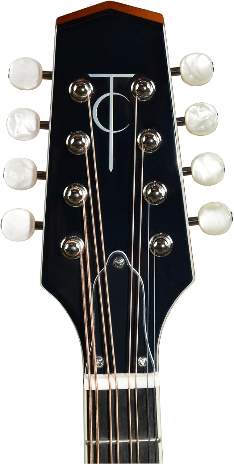 Trinity College TM-325 Celtic Octave Mandolin with Gig Bag – Solid Sitka Spruce Top, Maple Back & Sides, Santos Rosewood Fingerboard, Slim Mahogany Neck – Natural Finish