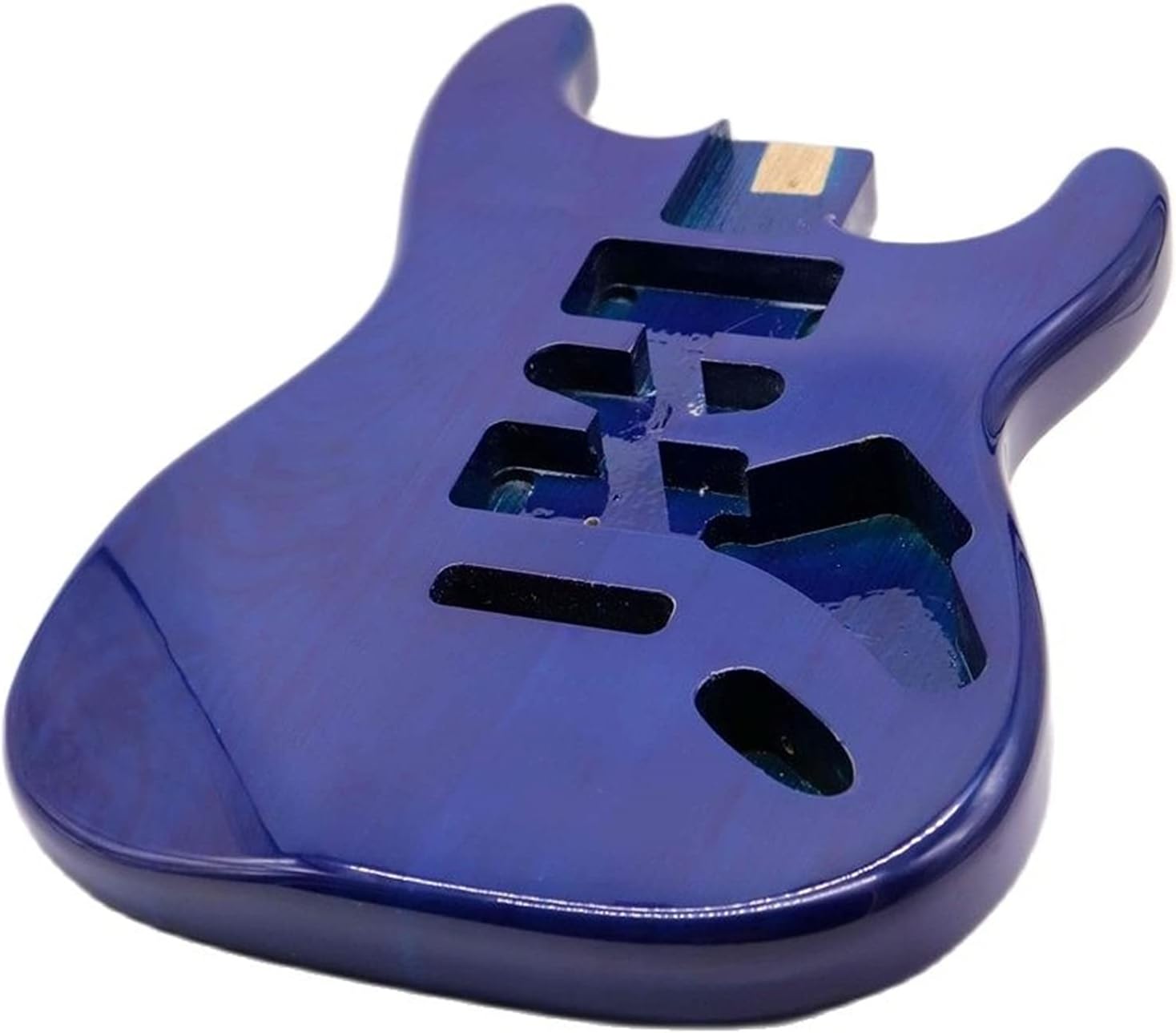 Unfinished Guitar Body Dark Blue Electric Guitar Body Ashwood Guitar Body Accessories Guitar Barrel Body 5.7 Cm Pocket Width Guitar DIY Accessory