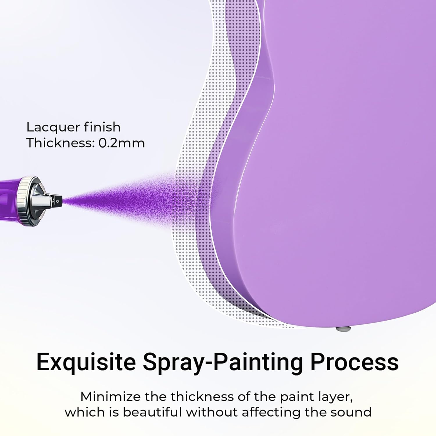 ADM Beginner Acoustic Classical Guitar 30 Inch Nylon Strings Wooden Guitar Bundle Kit for Kid Boy Girl Student Youth Guitarra Online Lessons with Gig Bag, Strap, Tuner, Strings, Picks, Purple