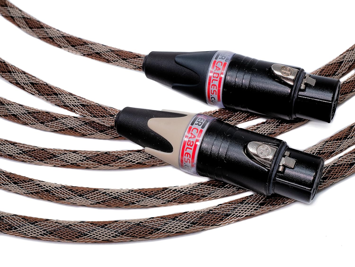 BETTERCABLES.COM Silver Serpent Snake Edition Balanced XLR Audiophile Audio Cables (Pair - 2 Cables) - High-End, High-Performance, Silver/Copper Hybrid, Low-Capacitance - 1.5 Feet