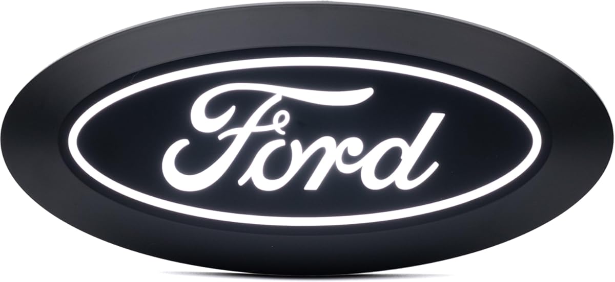Putco 92603 2018-2023 Ford F-150 Front Illuminated LED Emblem - Fits 2021-2023 Models Without Camera and 2018-2020 Models Without Camera and Honeycomb Style Grille.