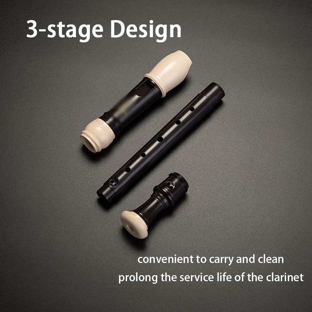 Recorders 8-Hole British Soprano Recorder, Alto Recorder for Student Music Lessons, Concert Performance Baroque Recorders, Flute Instrument with Storage Bag (Color : Baroque, Size : F Key)
