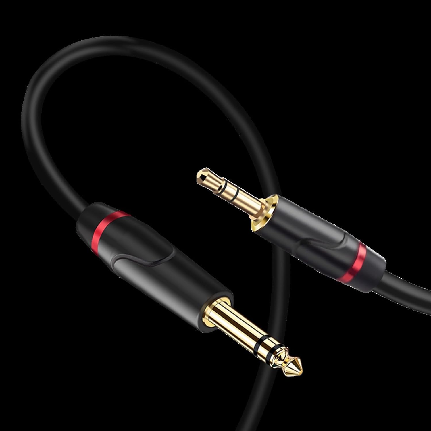 Guitar Audio Cable 3.5 to 6.5 Male to Male Cable Connection Cable 6.35mm Amplifier Mixer Guitar Conversion Cable(12m)