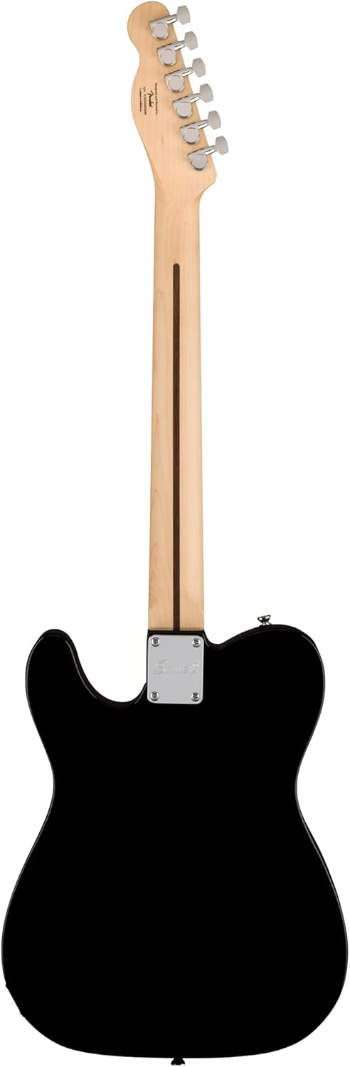 Fender Squier Sonic Telecaster - Black Bundle with Amp, Tuner, Strap, Cable, Picks, and Austin Bazaar Guitar DVD