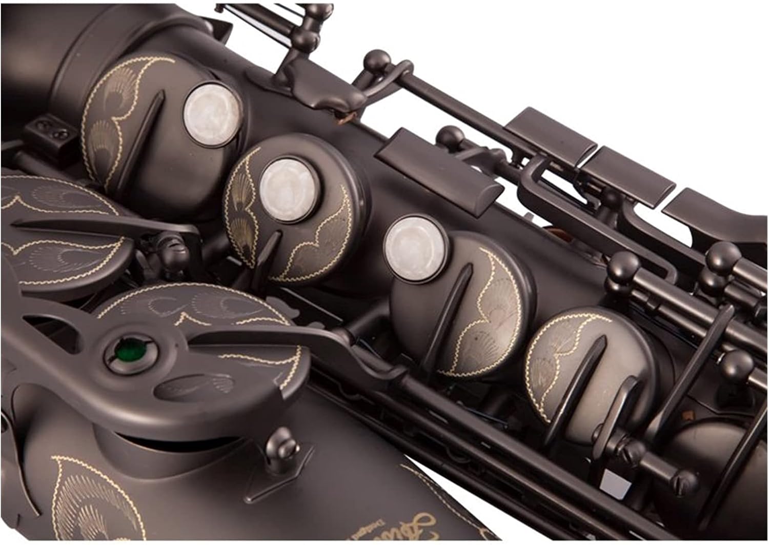 Sax Beginners Kit Black Nickel EB Alto Saxophone Brass Lacquered Gold E Flat Sax 82Z Key Type Woodwind Instrument Wind Instrument