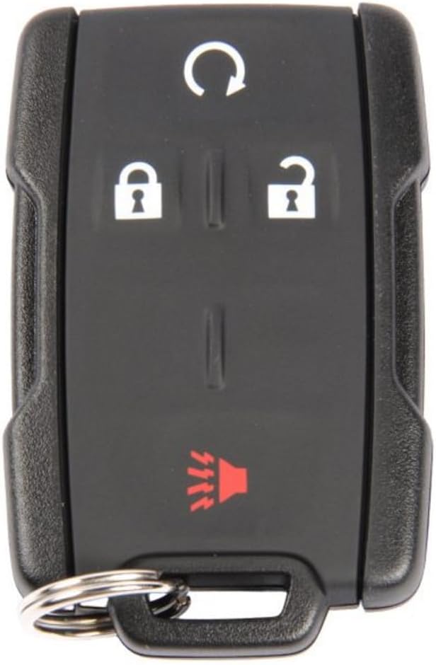 KarParts360 for Chevy Silverado 1500 LD 2019 Keyless Entry Remote Key Fob | 4 Button | Black