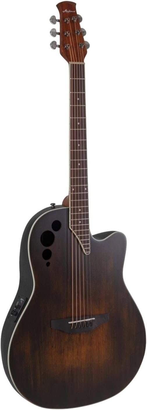 Applause Elite AE44-7S Electro-Acoustic Guitar Retro Medium Body Depth Cutaway Satin Varnish