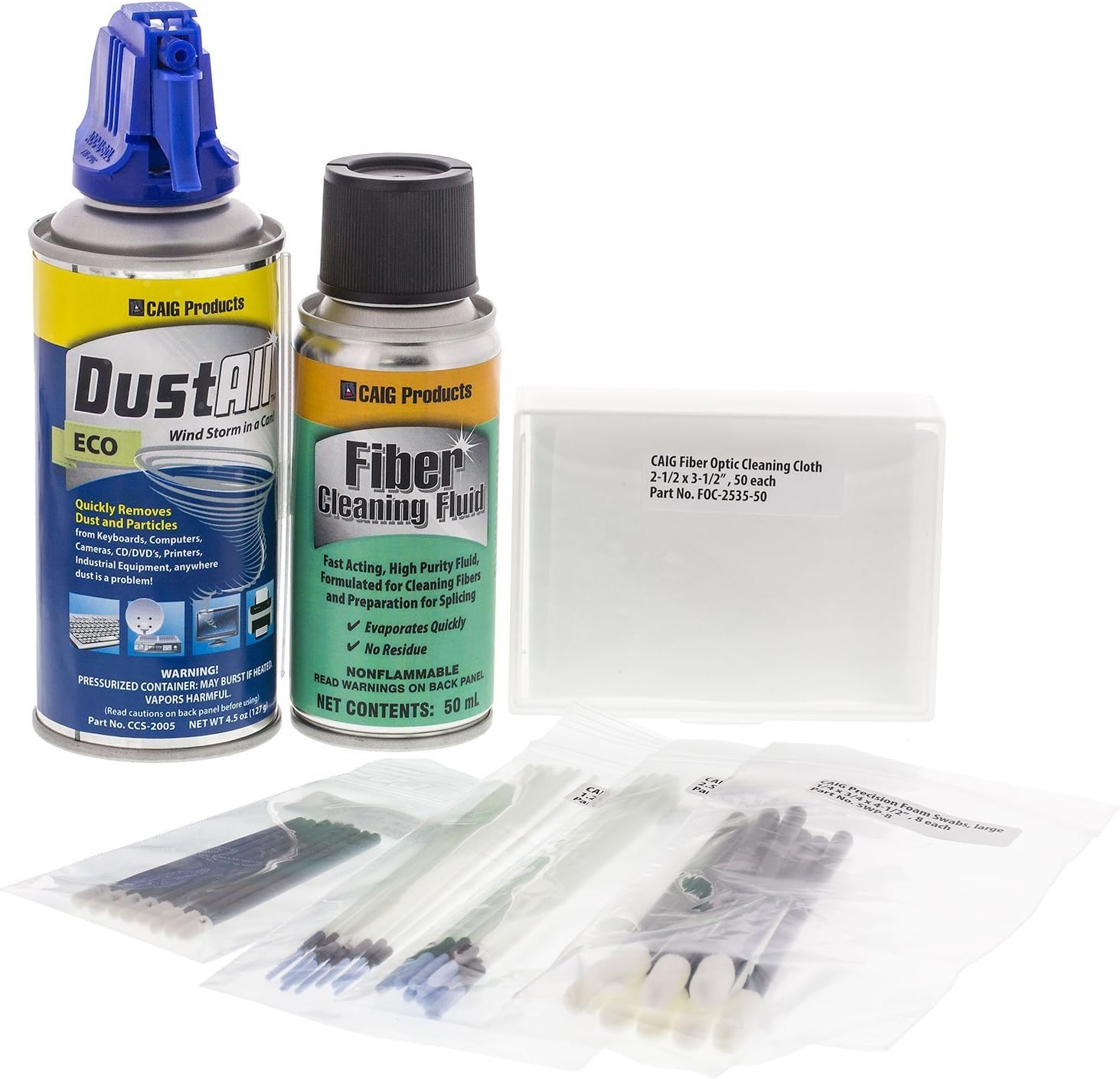 CAIG Fiber Optic Cleaning Kit