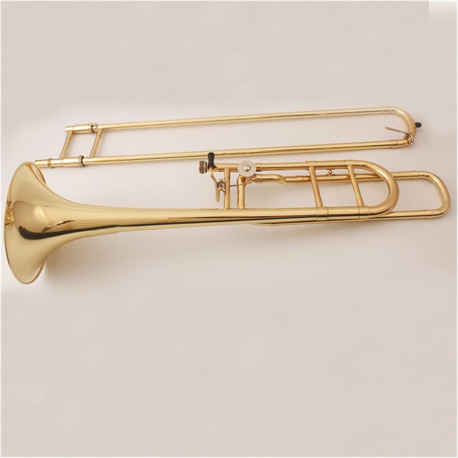 FLFL Student Trombone Professional Tenor Trombone B Flat Turn F Transposition Trombone Lacquer Gold Brass