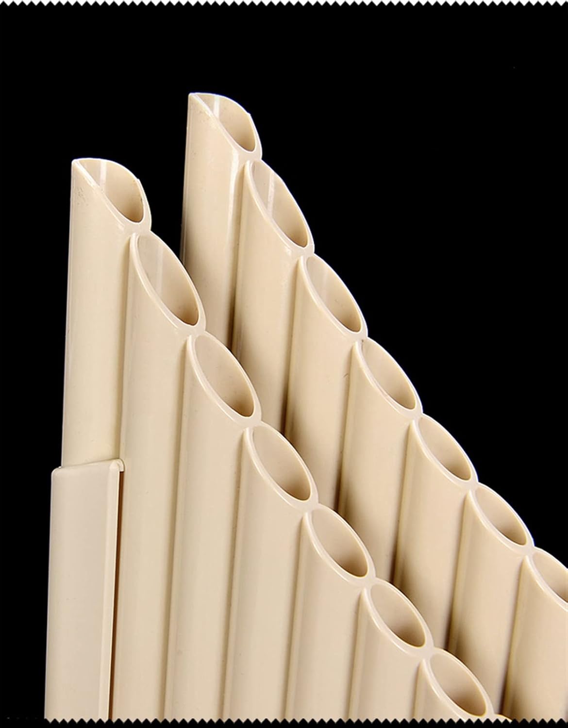 KESHUO 25 Pipes C Key Brown Pan Flute Woodwind Instrument Bamboo Handmade Pan Pipe Panpipes (Color : 01)