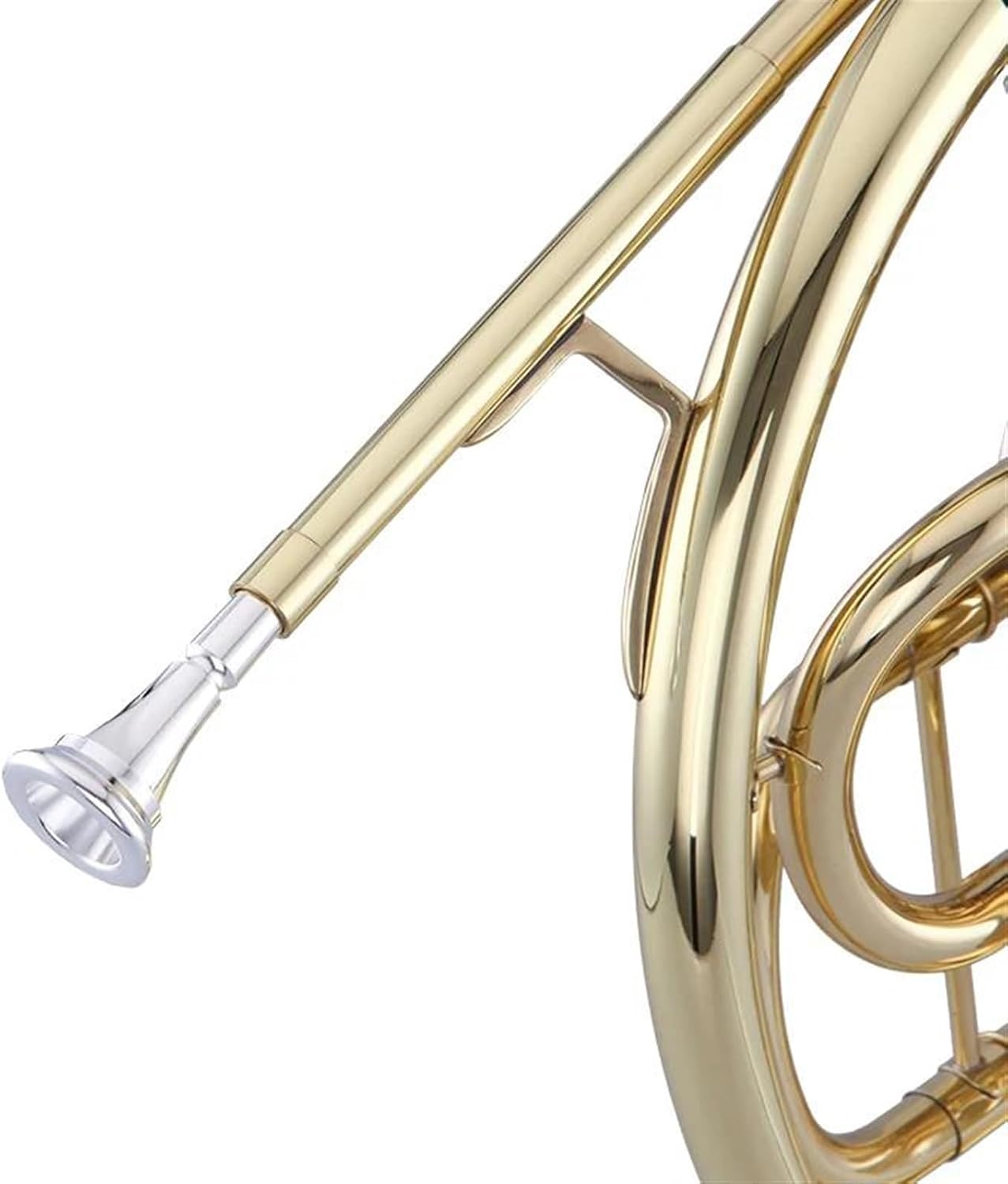 Brass French Horn Brass Body Wind Instruments French Horn With 4 Rotating Valve Piston Bb Tone Single Horn