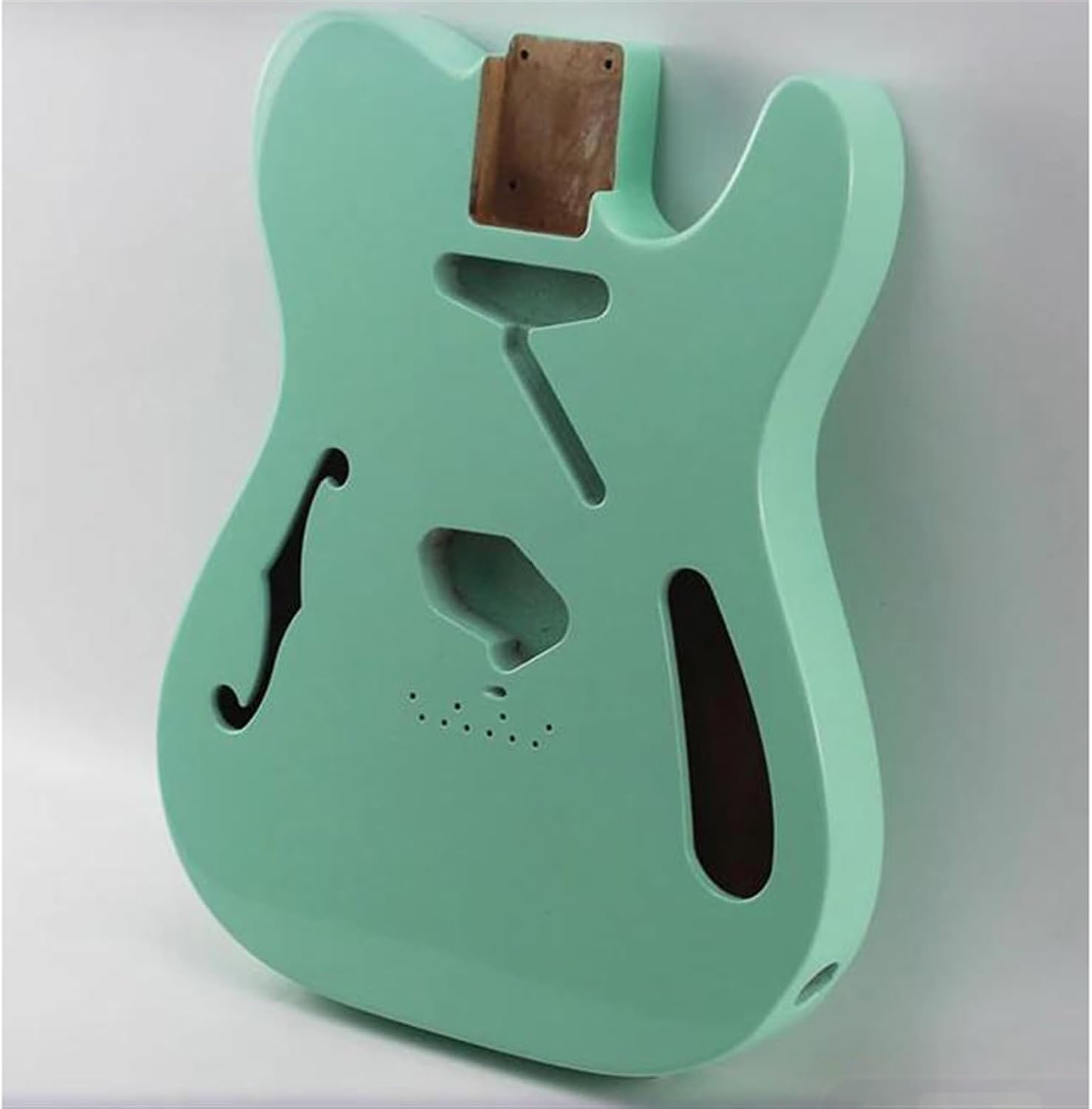 Guitar Body Guitar Replacement Parts Green Electric Guitar Body Alder Wood With Semi-hollow 