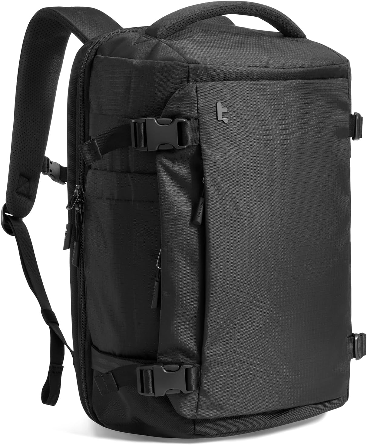 tomtoc Travel Backpack 28L, TSA Friendly Flight Approved Carry-on Luggage, Personal Item Travel Bag, Water-resistant Lightweight Business Rucksack, Durable Bag Fits 16 Inch Laptop