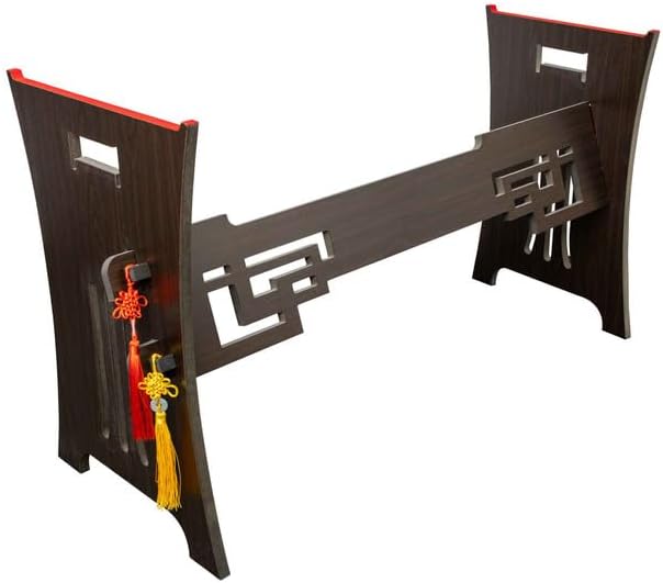 MI&VI 21-String Guzheng Paulownia Wood Guzheng Chinese Zither Instrument with Thick Carry Bag and Stand (130cm, Classic V3)