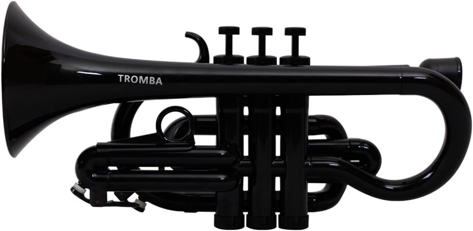 Tromba Pro Professional Plastic Bb Cornet, Black
