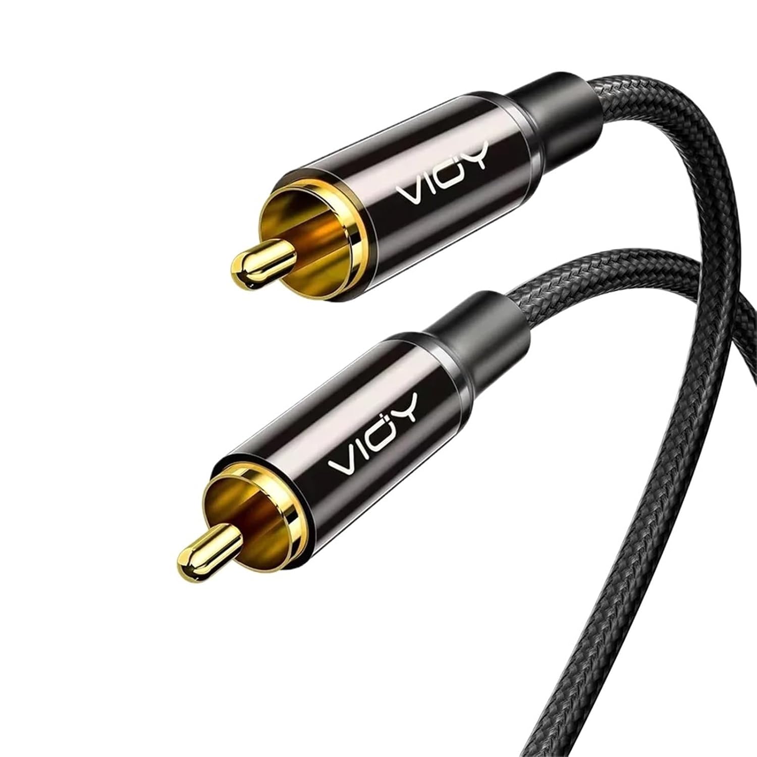 Coaxial Digital Audio Cable Subwoofer Cord RCA Male to Male HiFi 5.1 SPDIF Stereo Coaxial Cables for HDTV Amp Speaker Soundbar(1M)