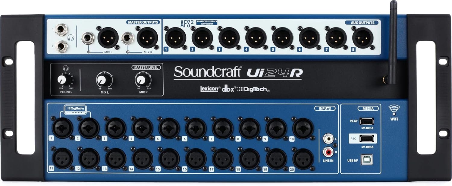 Soundcraft Ui24R 24-channel Remote-controlled Digital Mixer