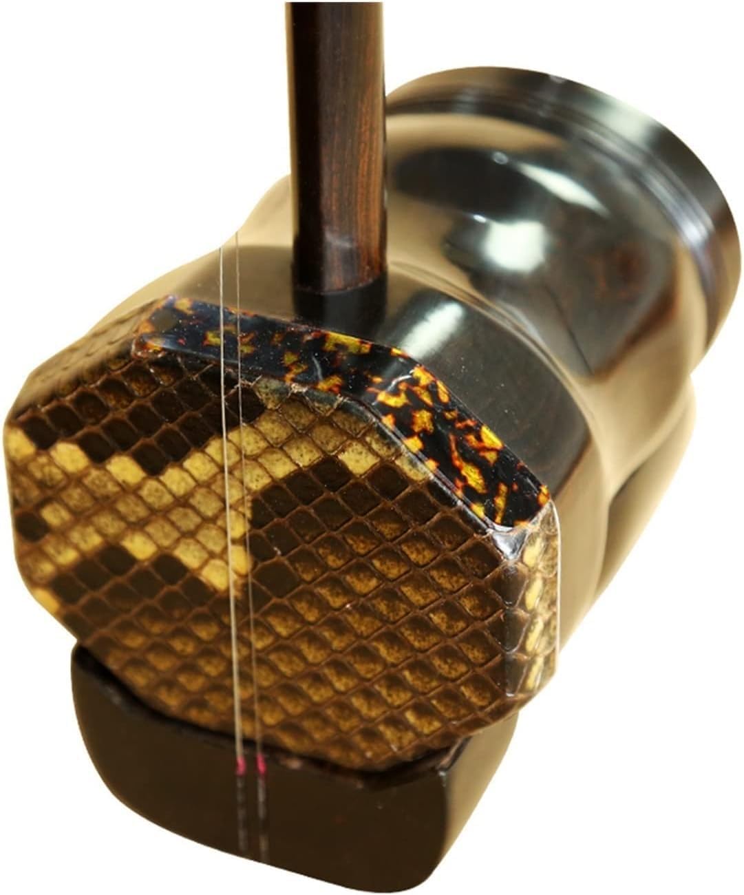 CoByda Ebony Octagonal Erhu 2-stringed Violin Ethnic Instruments Musical Instruments Playing Beginner Erhu