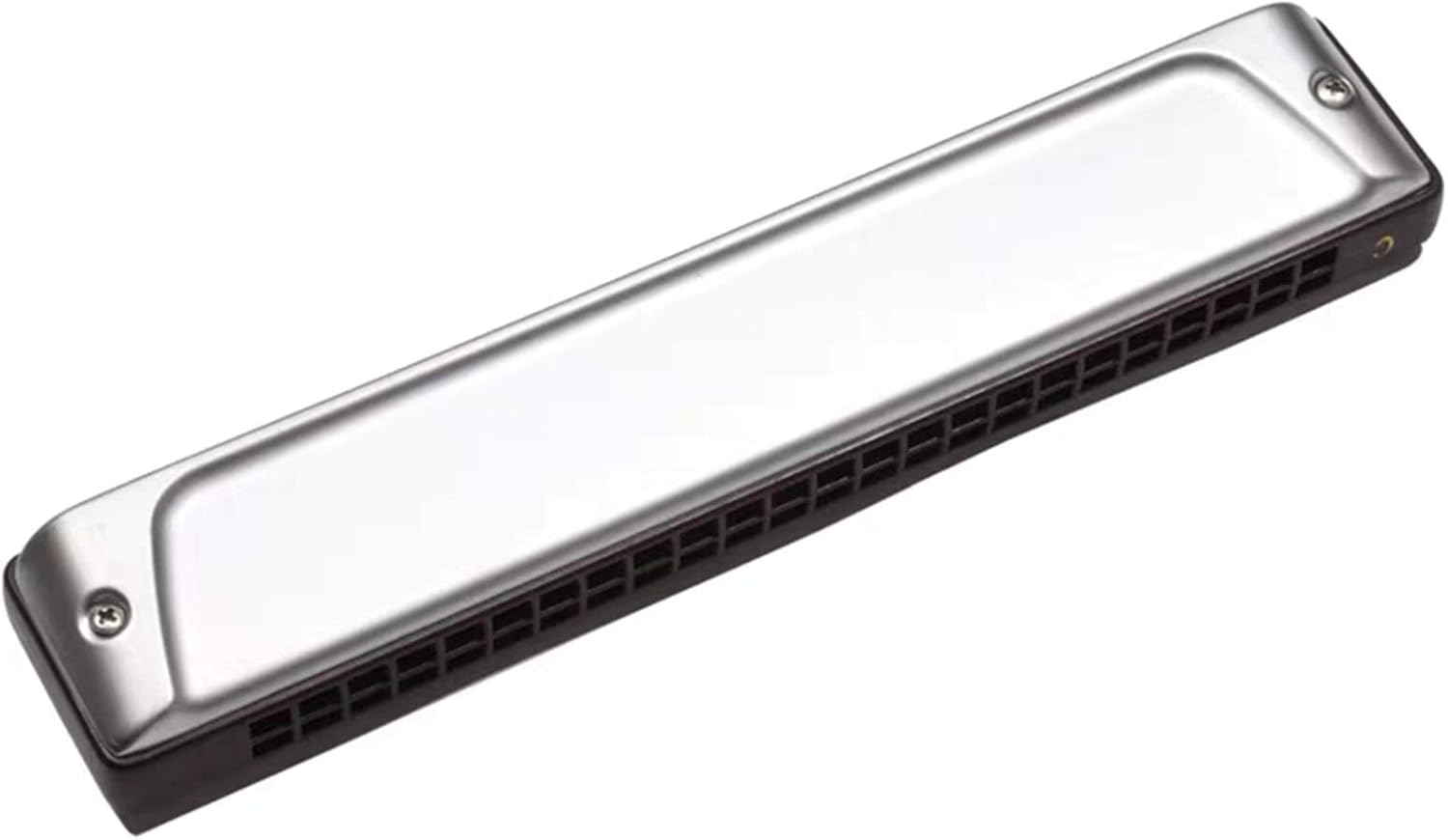 SUOFEILAIMU Tremolo Harmonica Key of C 24 Holes Harp Phosphor Bronze Reeds ABS Comb Musical Instruments (Color : Key of D)