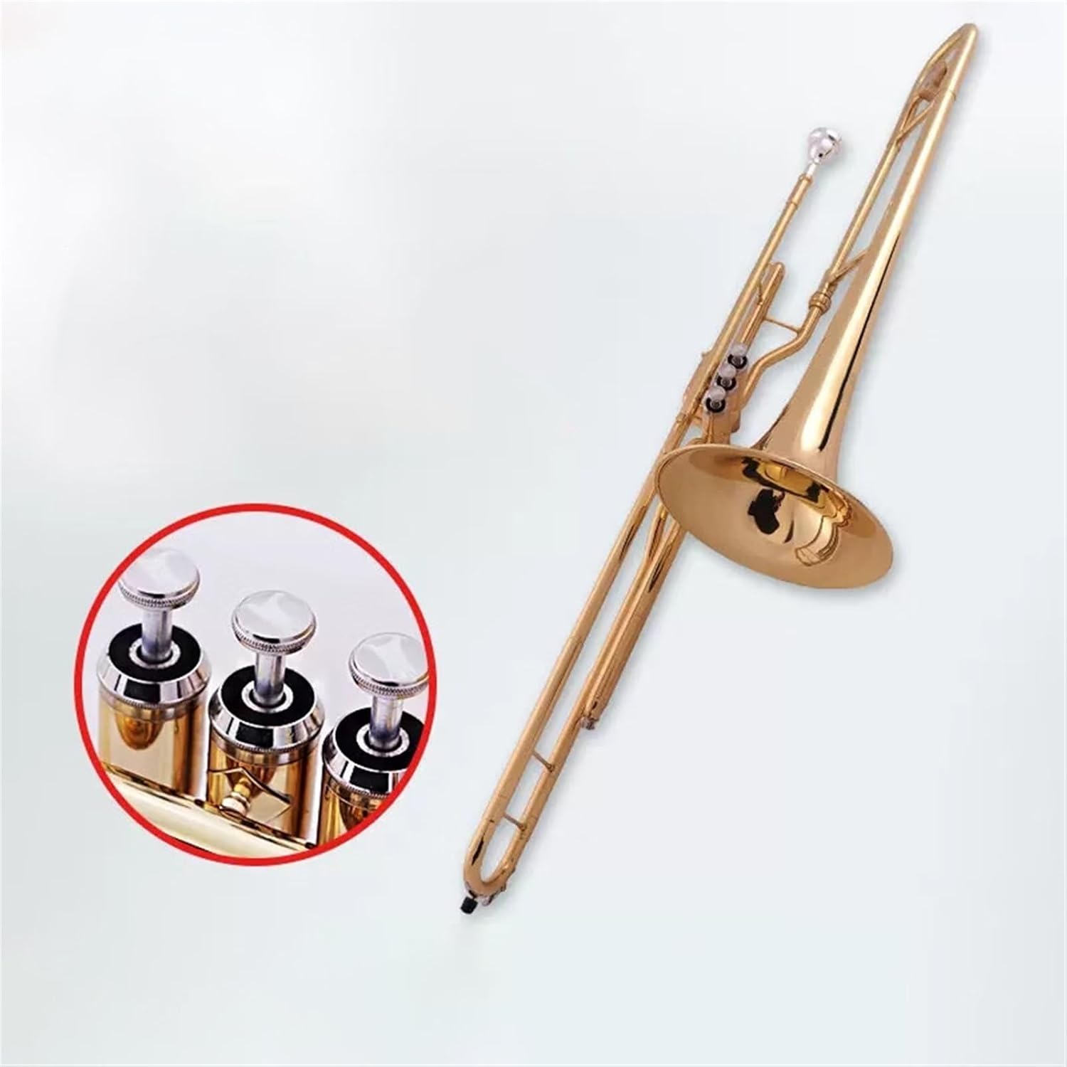 Professionals euphonium Beginner Professional Performance Marching B Flat Upright Key Piston Trombone Instrument