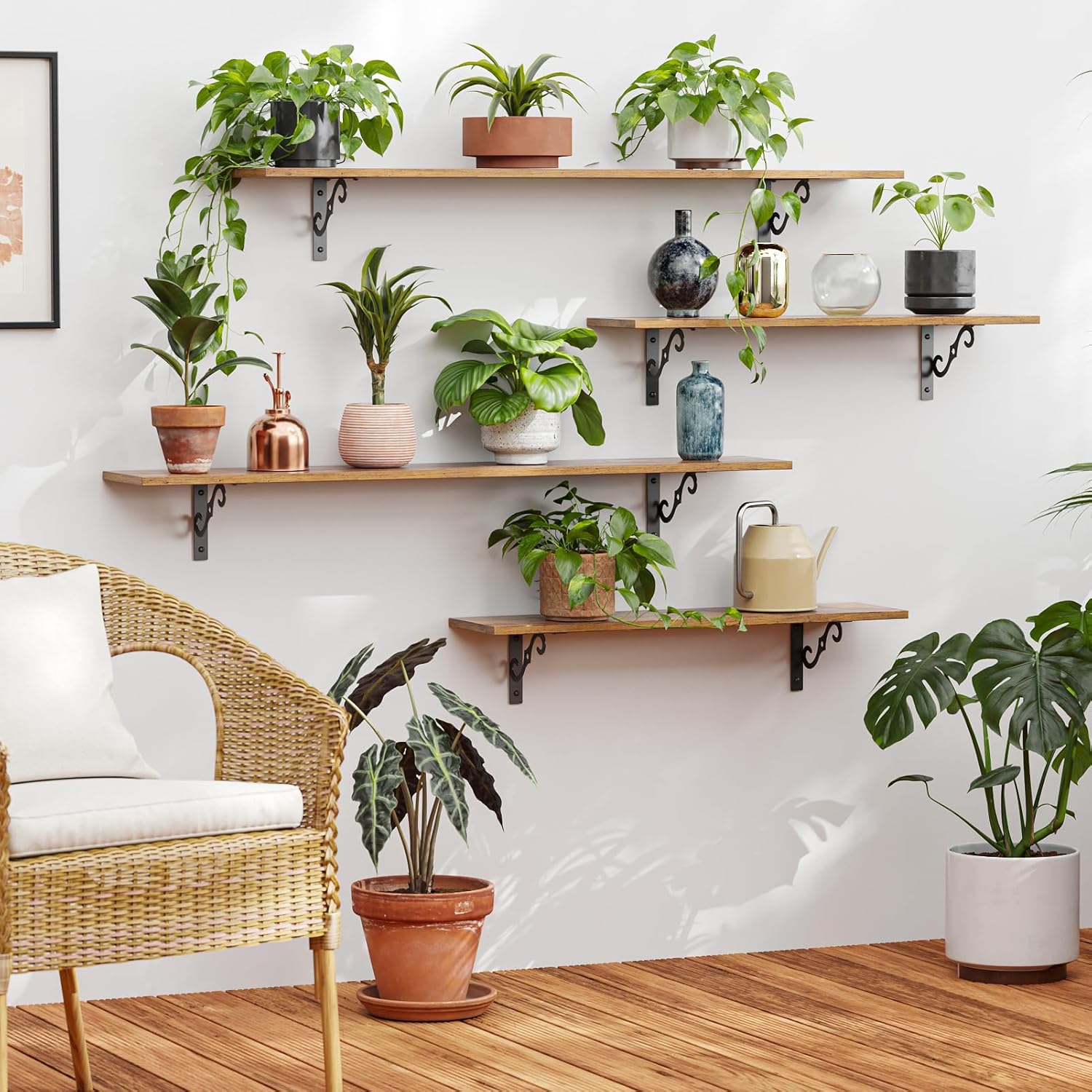 DINZI LVJ Long Wall Shelves, 39.4