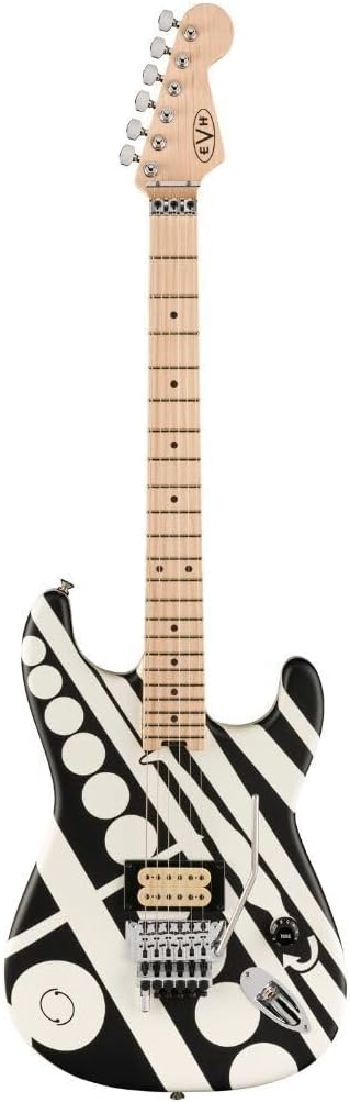 EVH Striped Series Circles Electric Guitar - Crop Circles