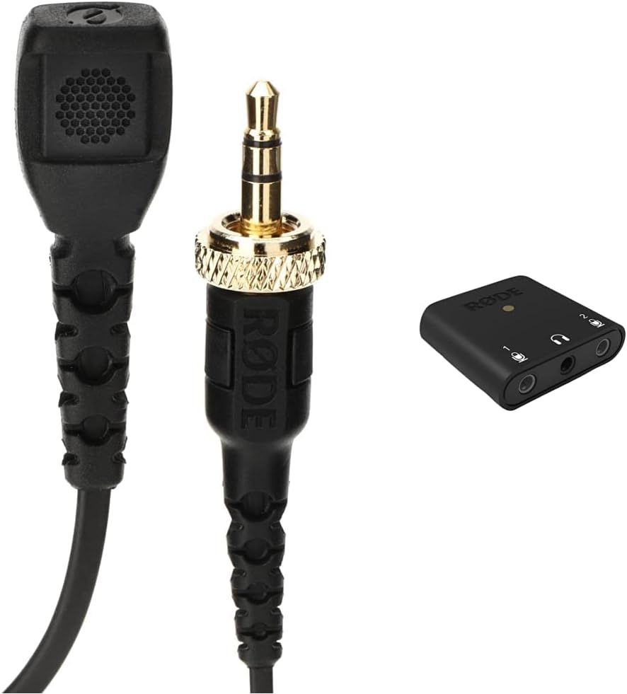 Rode AI-Micro USB Audio Interface,Black & RØDE Lavalier II Premium Ultra-Low-Profile Lavalier/Lapel Microphone for Broadcast, Filmmaking, Content Creation, Location and Studio Voice Recording