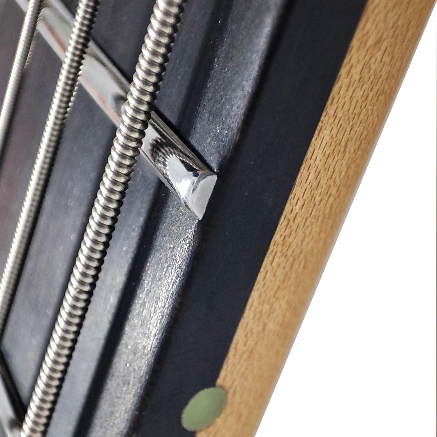 VENEKA Headless Electric Guitar Handmade Headless Electric Guitar 7 Strings Fan-Shaped Stainless Steel Frets Ash Wood Body