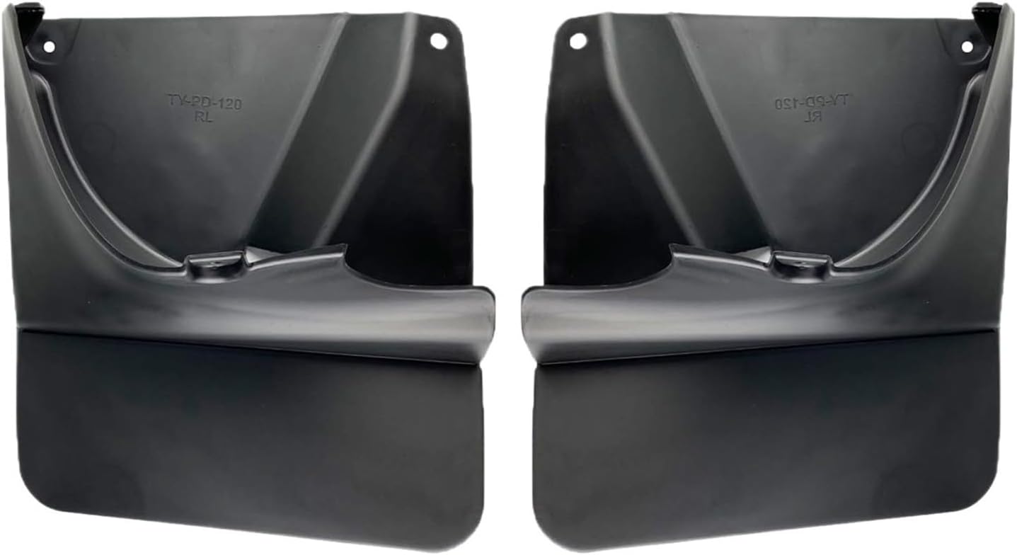 Car Mud Flaps Front/Rear Mudguards Splash Guards Flap Fender Mudflaps Compatible with Toyota Land Cruiser Prado FJ120 2003-2009(Only Rear)