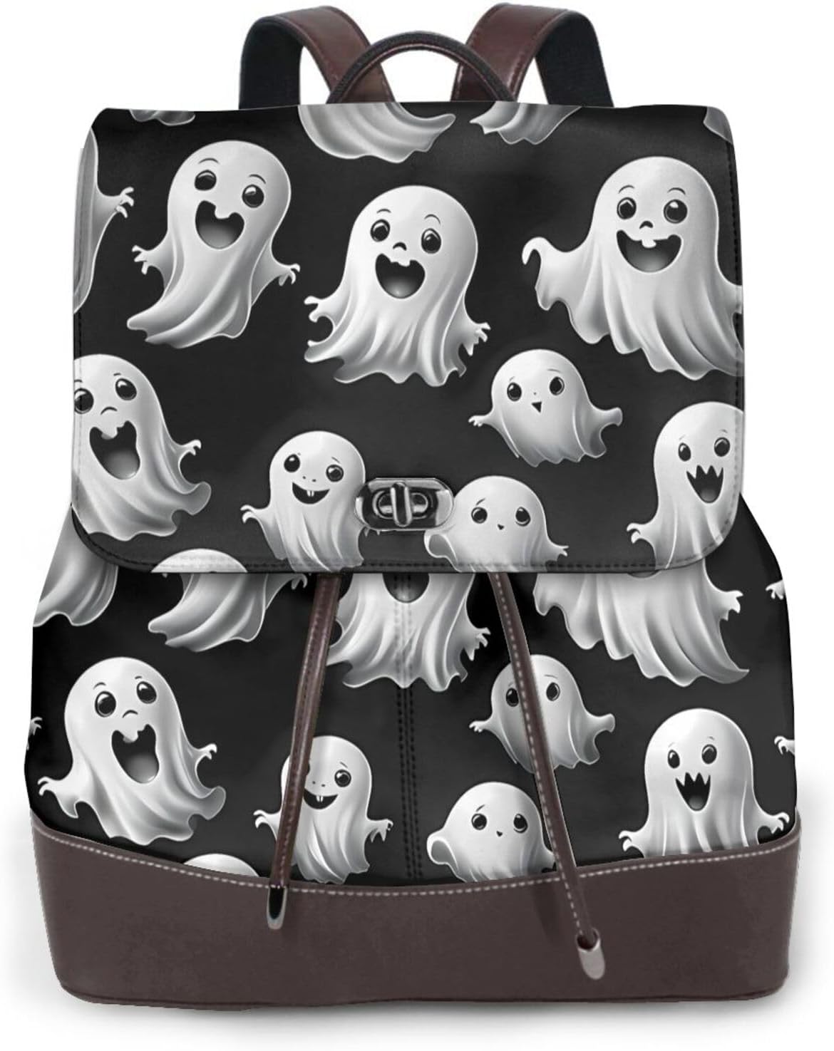 Halloween Big Head for Womens Backpack Purse Microfiber PU Anti-theft Large Fashion Designer Travel Bag Ladies Shoulder Bags