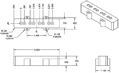 Seymour Duncan Classic Stack Pickup for Jazz Bass - Neck (STK-J1n)