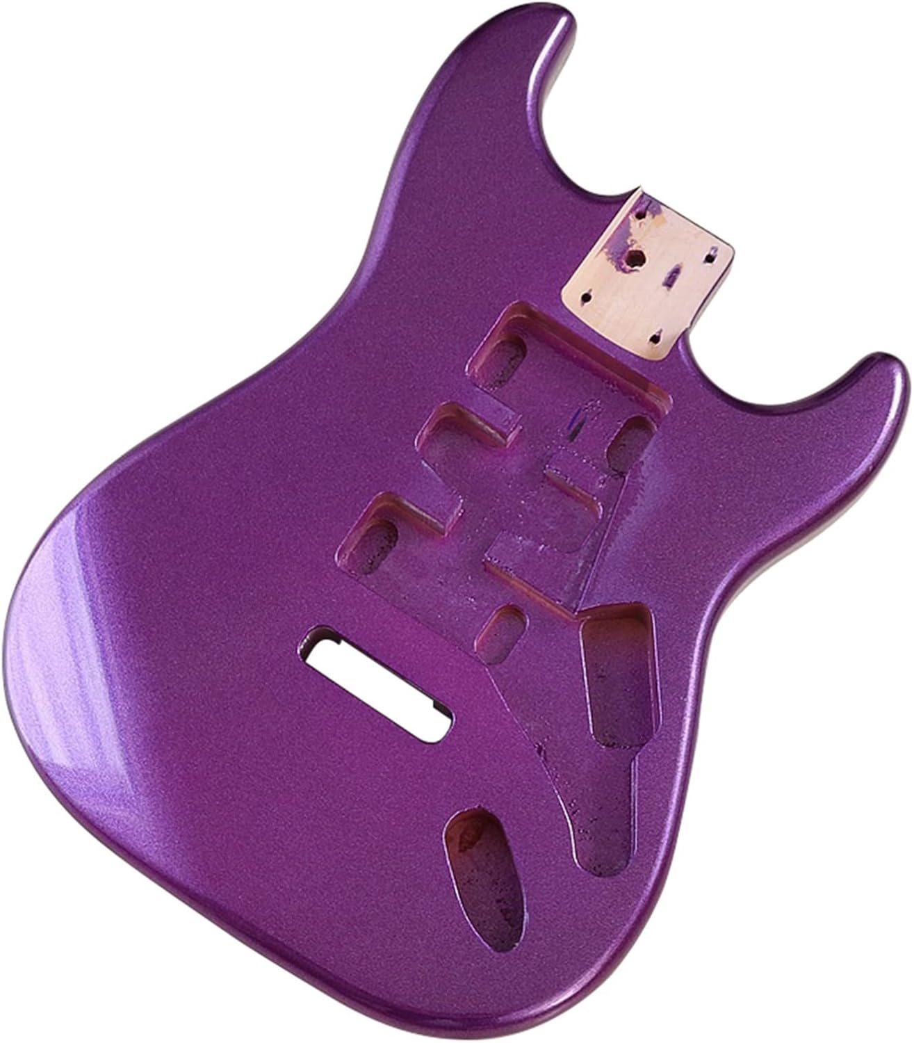 TSTS Purple Color Poplar Wood Electric Guitar Body DIY Guitar Parts for ST Guitar Barrel Body Guitar DIY Accessory