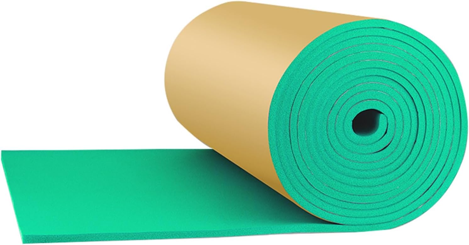 XPLKQXE Self Adhesive Garage Wall Protector, 0.39''/1cm Garage Car Door Bumper Guard, Soft Extra-Wide Foam Wall Cushion Protecting Your Car Doors (Color : Green, Size : 2m)