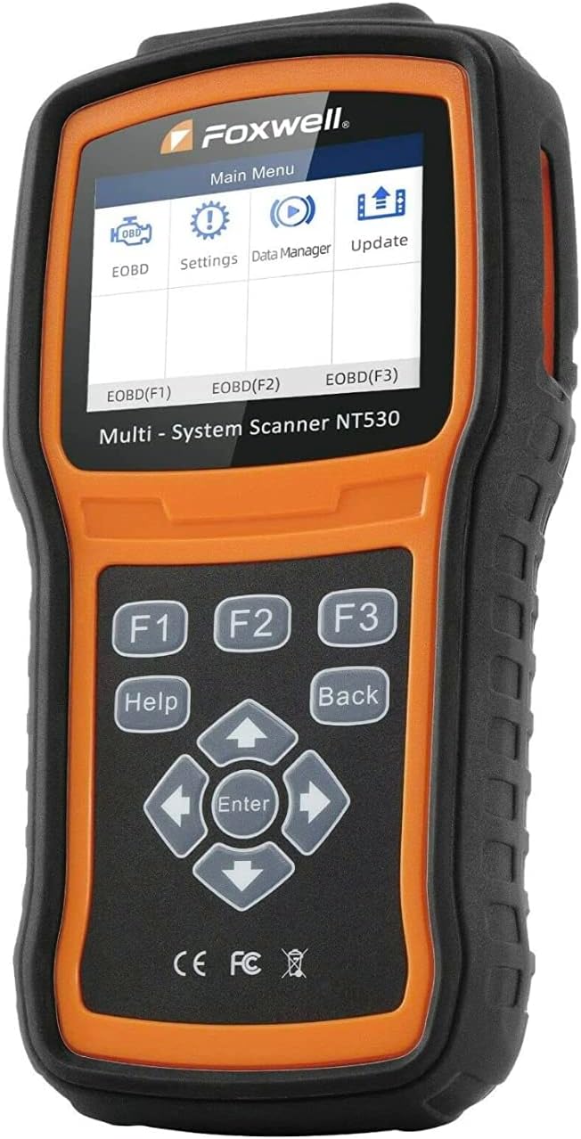 FOXWELL NT530 for Kia and Hyundai - All Systems, All Maintenance Service - Bidirectional Diagnostic Scan Tool OBD2 Scanner Automotive Code Reader ABS Bleed SRS Airbag SAS TPMS TPS EPB Oil Reset CKP
