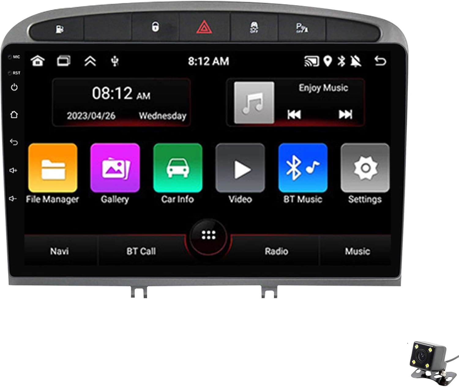 ADMLZQQ Double Din Car Stereo Multimedia with Bluetooth and 9