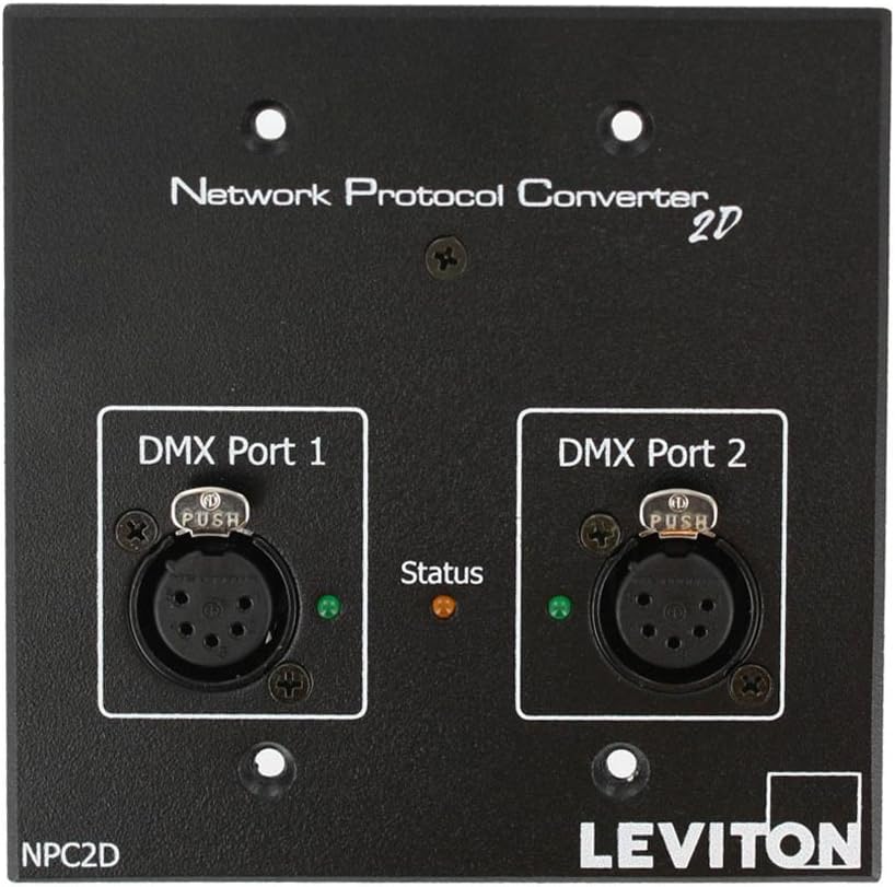 Leviton NPC2D-FF 2 Port NPC with 2 5-Pin Female XLRS