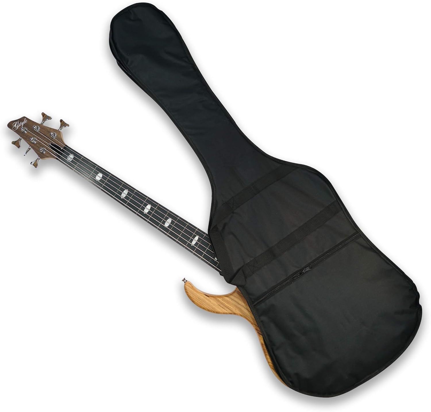 Fretless 5 String Electric Bass Guitar Millettia Laurentii+Okoume body