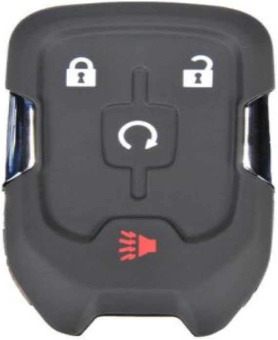 KarParts360 for GMC Terrain 2018 2019 2020 Keyless Entry Remote Key Fob | Black | 4 Pieces Button