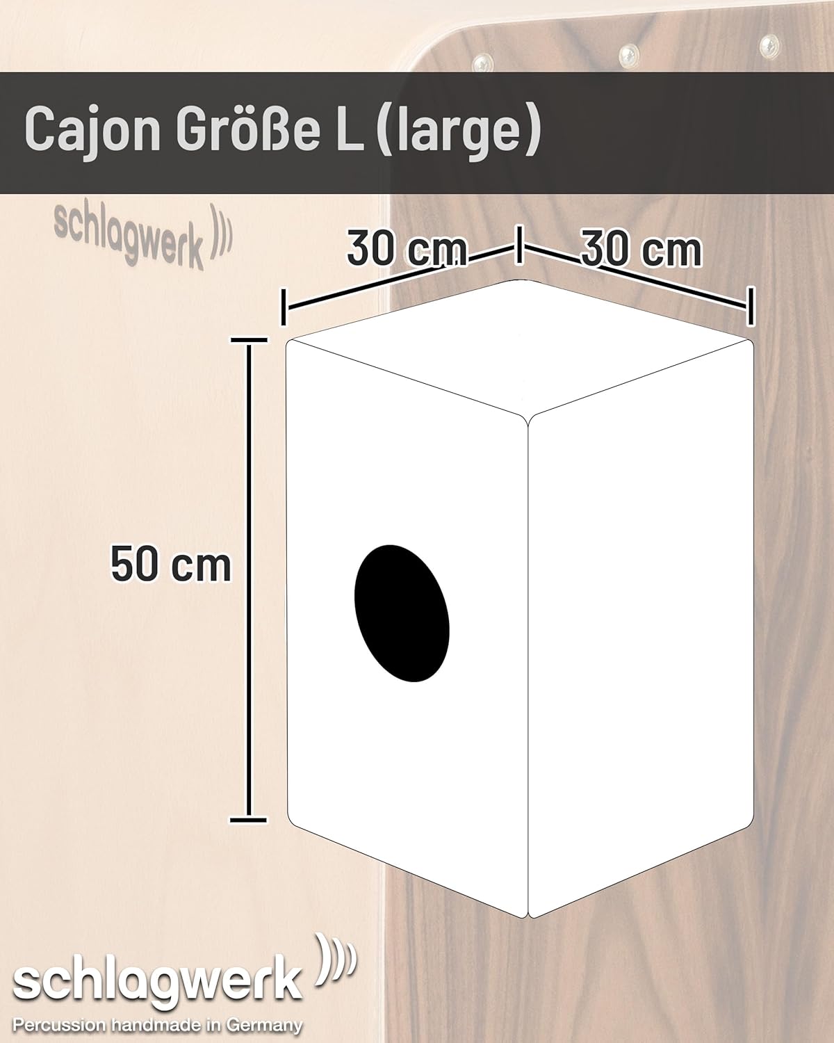 Schlagwerk CP605 Fineline Comfort Series Snare Cajon - Morado