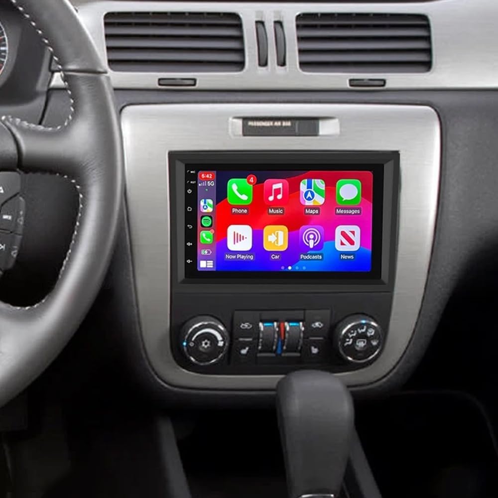 7 inch Car Radio for Chevy Impala 2014-2020 Head Unit, 2+32G Android 13 Touch Screen Upgarde Stereo for GMC Acadia 2007-2016 Bluetooth with Wireless Carplay Android Auto GPS WiFi Back Up Camera SWC